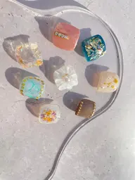 (初回他店オフ/ケア込)親指アートコース🍼🌞