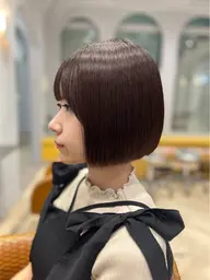 ☆4月限定☆【ボブ＆ショートカット】カット＋トリートメント🩵似合せカットします🩵当日予約もお待ちしてます✨