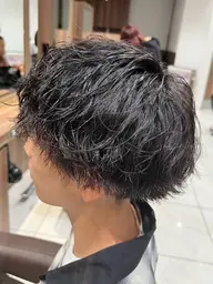 【平日】【メンズ限定】カット✂️+波巻きパーマ🌀 しっかりカール感が欲しい方におすすめ💖