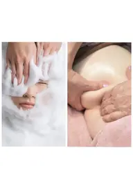 月に一度のメンテナンスに♪フェイシャルマッサージ(ヘッド、デコルテ込)+アロマリンパマッサージ】90分