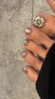 フットネイル持ち込みデザインオフ無し❌