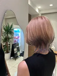 【ダメージレス×デザイン】ケアブリーチ＋デザインカラー🎗️༊·˚（アンブレラ、イヤリング、インナーetc）