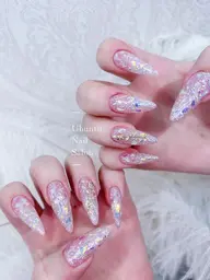 🎀チップ長さだし、パーツ、スードン、パール、カラーやり放題（自店のジェルオフ無料、丁寧ケア込み）