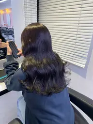 【🩶就活・面接生限定🩶】黒染めor暗染めカラー♡ブルーブラック・コリアンブラック🇰🇷