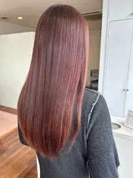 髪質改善トリートメント＋透明感カラー＋カット#寒色#暖色