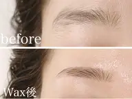 【メイク付き✨】美眉スタイリング（Wax脱毛）メンズOK