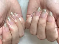 オフあり●ラメグラデーションオフあり（クリアベース、ソフトジェルオフ・クイックケア込み）