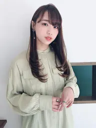 【デザインカット】＋【髪質改善ストレート】