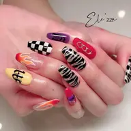 ジェル長さだし＋ペイント10本