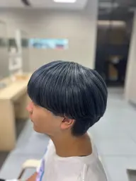 【似合わせ】🫐カット➕ワンカラー🐳🩵（透明感カラー💠）