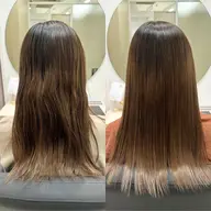 【🖤🌹髪質改善縮毛矯正で最高の艶髪を永遠に✨】クオライン矯正+カット+トリートメント+内部補修tr