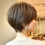 🌹－5歳が叶う🌹似合わせショート＋透明感カラー（白髪染め可）ケアトリートメント ¥12100➡️3000円【税込】