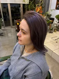 「人気NO.1」「今日は美容day💐」艶カラー💐(黒染め含む)＋うる艶トリートメント💐＋マイクロバブル