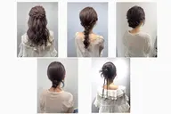 五種から選べるヘアセット✨️¥4500