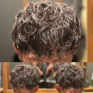 カット➕パーマ➕シェービング