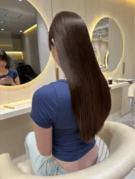 【新規限定】美髪縮毛矯正✨️＋ワンカラー🩵ྀི＋髪質改善tr🫧