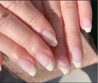 【ベース有り】フレンチネイル