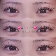 【アンドヘルシー】🎀🫧まつげパーマ×フラットラッシュ120本✨(美容コーティング仕上げ🪄︎︎◝✩)LED変更可◎
