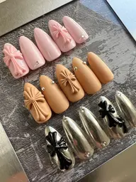 大人気✨クロムネイル　十字架ネイル✨