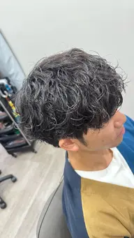 カット+シャドウパーマ+シャンプー+ブロー(セット込み)