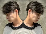 🌟メンズカット+縮毛矯正🌟ピンピンにならないナチュラル又は毛流れを出す綺麗な艶のある癖伸ばしを叶えます‼️