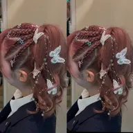 サイドポニテコーンロウ【⠀4本 】