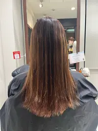 縮毛矯正(リタッチ)＋トリートメント