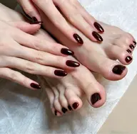 💗手足同日施術💗ハンドジェル&フットジェル💗ワンカラー