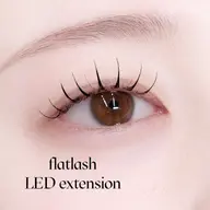 【新規】LEDフラットラッシュ100本🎀¥6100