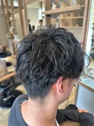 《メンズ限定》カット&スパイラルパーマ/波巻きパーマ/ツイストスパイラルパーマ