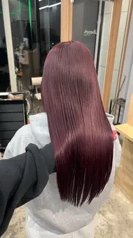 【🩷初カラーの方🩷】ブリーチなしダブルケアカラー+4stepシステムトリートメント💐¥10,000