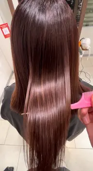 シングルカラー + 髪質改善トリートメント