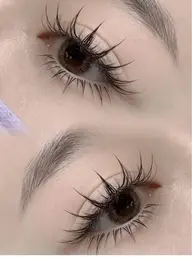 👙🆒高持続、無負担、ワンホンデザインフラットラッシュ120本(LED変更は+1100)