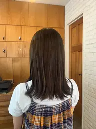 【透明感UP!!】ブリーチなしダブルカラー🤎🌿