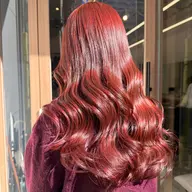 カット＋ブリーチなしダブルカラー＋3stepトリートメント🍒