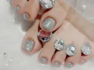 - ̗̀ 夏に向けて🌻  ̖́-フットワンカラー🩵