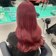 《💞韓国風透明感カラー💞》流行りの韓国風透明感カラー+髪質改善トリートメント✧︎*。コテ巻き仕上げ🤍