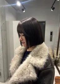 切りっぱなしボブ+クイックトリートメント