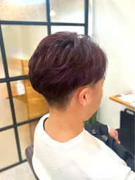 ✨メンズカット×艶カラー×眉カット✨