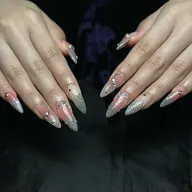 【★GW★メガSALE】【自爪】【L/XLサイズ】★ラメ/フラッシュ