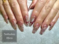 《オフ込み》チップ10本付きジェル10本アート ¥13800