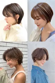 《カット》【ショート🍀】まるみショート＆美髪水トリートメント❗️     超音波アイロン付き