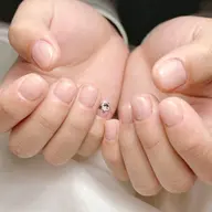 【クリアネイル】ケア込み◎つやつやちゅるちゅる!クリアジェルネイル😎⛈️