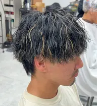 カット+パーマ+ハイライトカラー