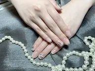 [ハンド]ガラスフレンチ♥クリアベース