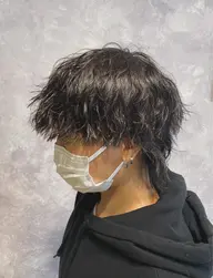 メンズカット+パーマ