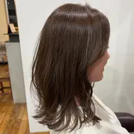cut+color+ treatment+YUMEシャンhead spa (spaクリームと高濃度炭酸☆ヘッドスパブース