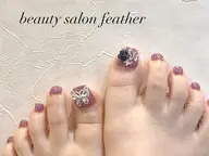 🫧フットネイル　ワンカラー　オフ❌　🫧