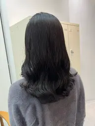 ✨コテ巻き風✨メンテナンスカット+デジタルパーマ+プレミアムトリートメント