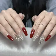 [モデルさん募集] ◆チップ長さ出し10本◆シンプルデザイン